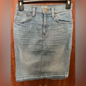 J Crew Denim Skirt! Size 24